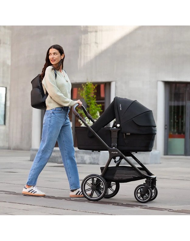 Nuna universalus 2in1 vežimėlio komplektas TRIV LX all-season Caviar 19