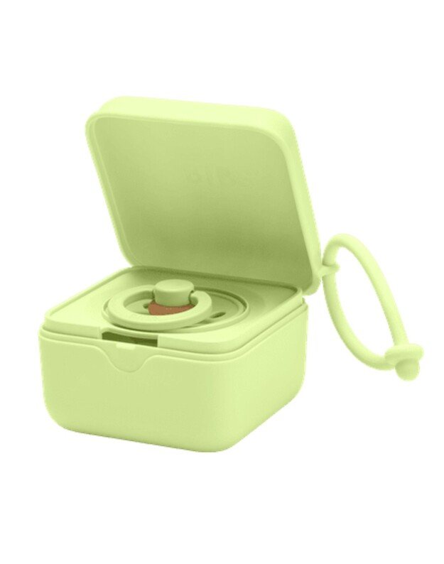 BIBS čiulptukų laikymo (sterilizavimo) dėžutė Matcha, žalia