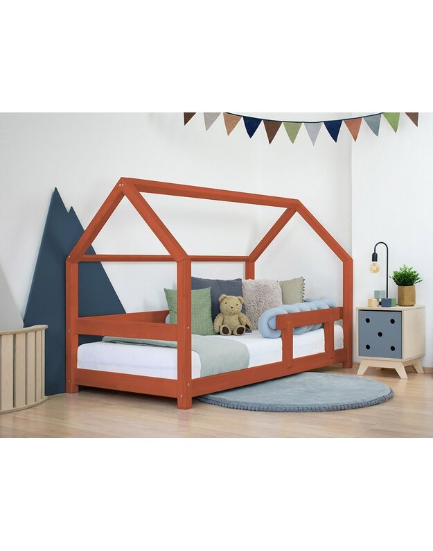 Benlemi children's house bed TERY with one barrier 90x180cm, various colors 12