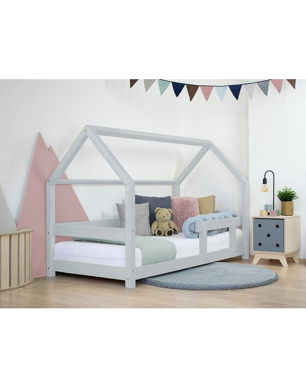 Benlemi children's house bed TERY with one barrier 90x180cm, various colors 9