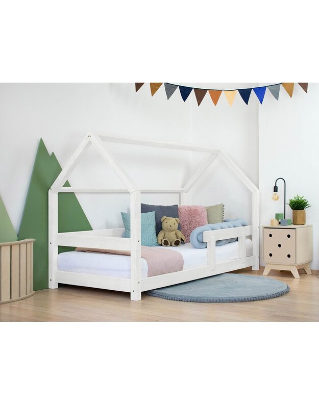 Benlemi children's house bed TERY with one barrier 90x180cm, various colors 14