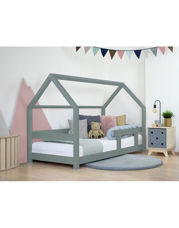 Benlemi children's house bed TERY with one barrier 90x180cm, various colors 10