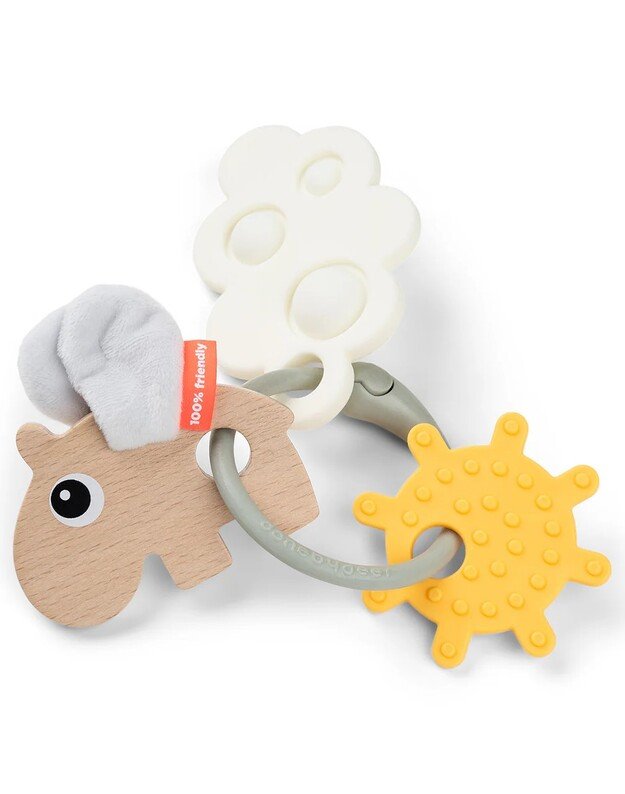 Done by Deer sensorinis kramtomas žiedas Happy Clouds