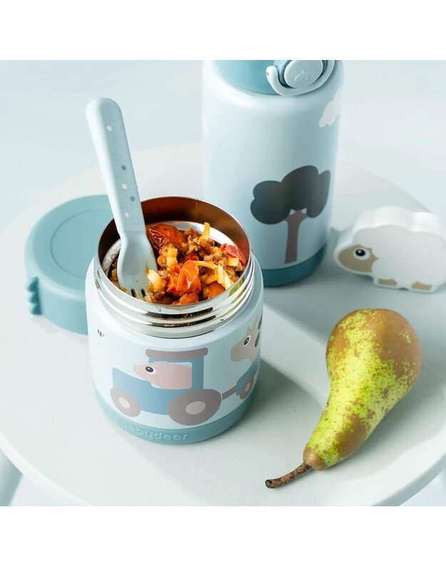 Done by Deer maisto termosas Playground, 300ml, mėlynas 4