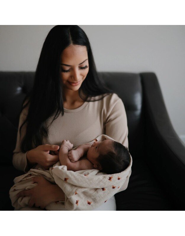 Mushie swaddle Butterflies 1