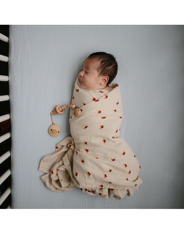 Mushie swaddle Butterflies 6