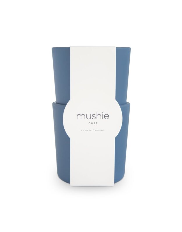Mushie puodeliai Twilight Blue, 2vnt, mėlyni 1