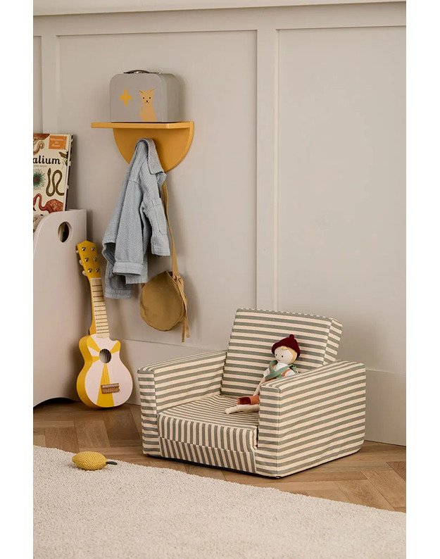Kid's Concept sulankstomas vaikiškas fotelis Stripe 6