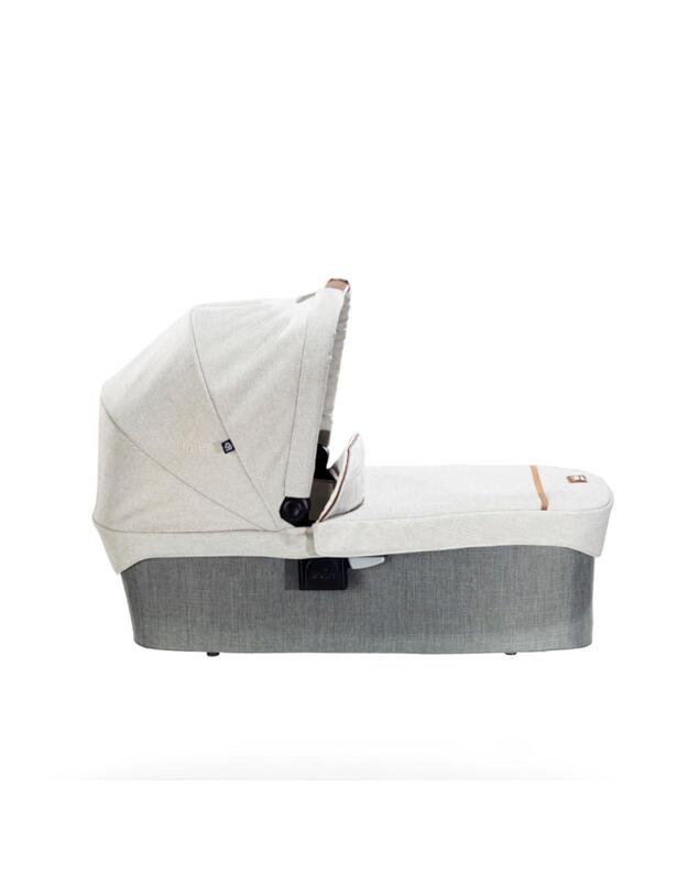 Joie Signature vežimėlio lopšys Ramble Oyster, balta-pilka 1