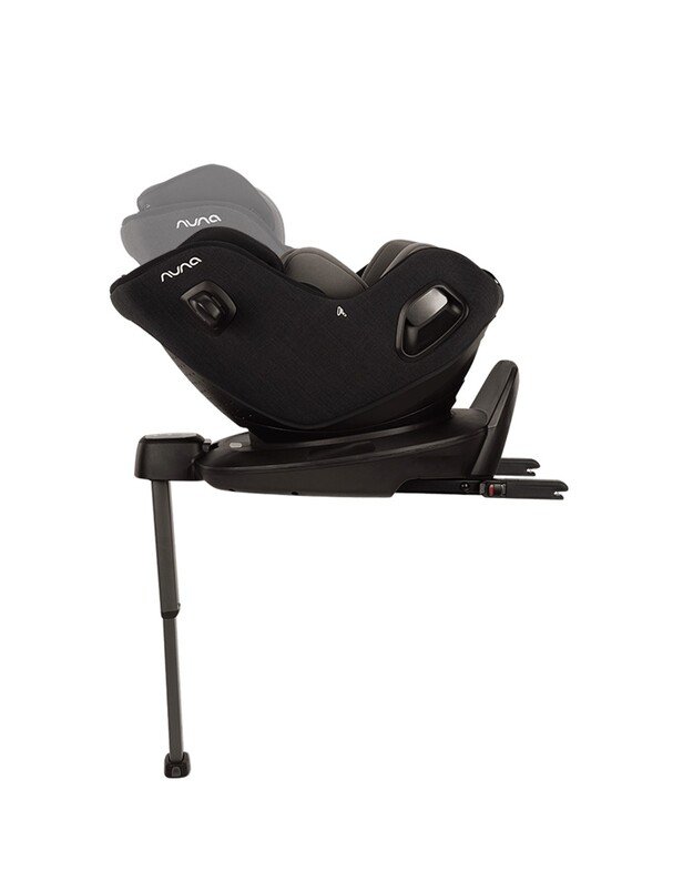 Nuna autokėdutė Pruu Aire 40-105cm Caviar, juoda 4