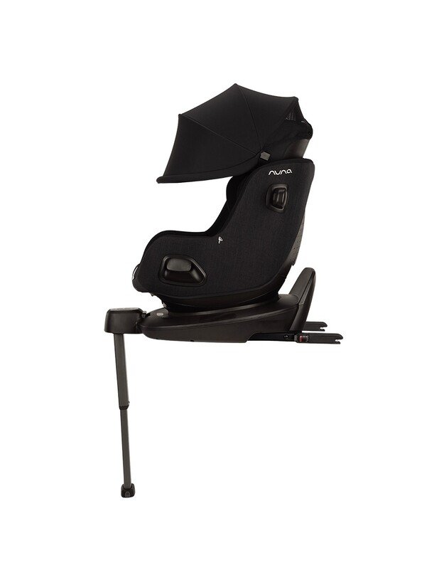 Nuna autokėdutė Pruu Aire 40-105cm Caviar, juoda 5