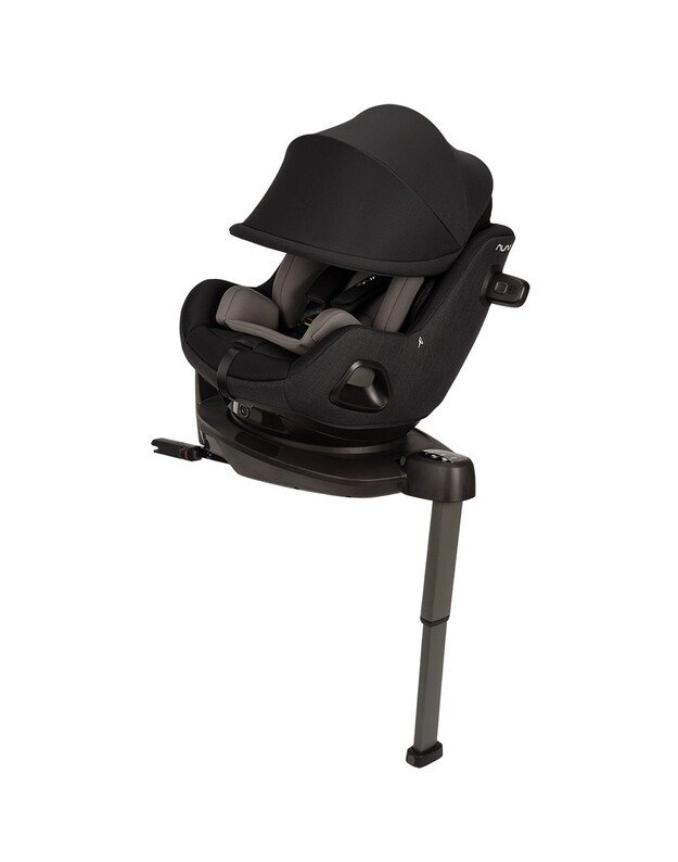 Nuna autokėdutė Pruu Aire 40-105cm Caviar, juoda 6
