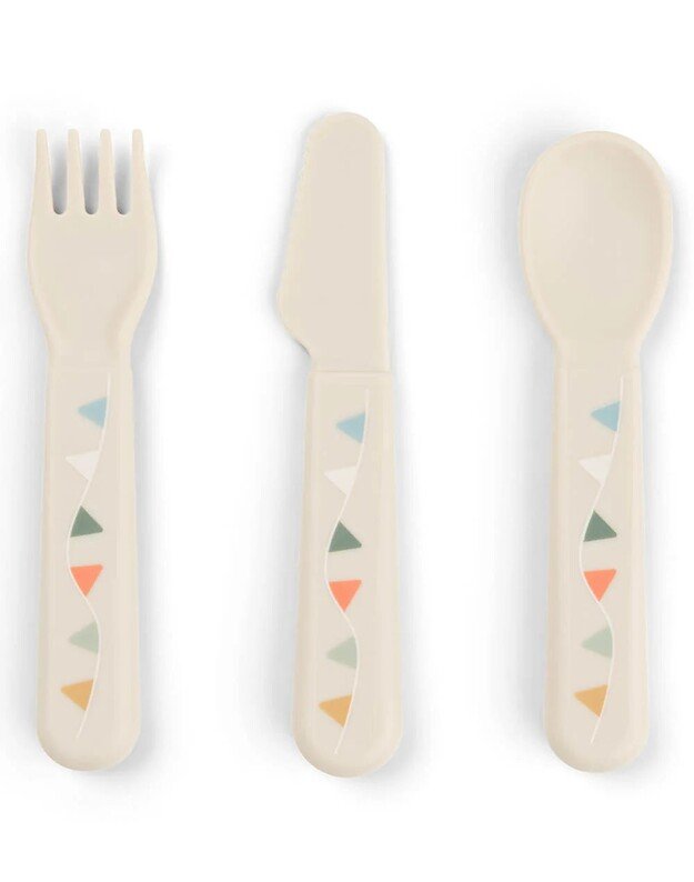 Done by Deer cutlery set Foodie Celebration Sand