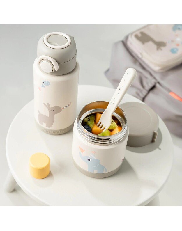 Done by Deer vaikiška termogertuvė Celebration, 340ml, smėlio spalvos 3