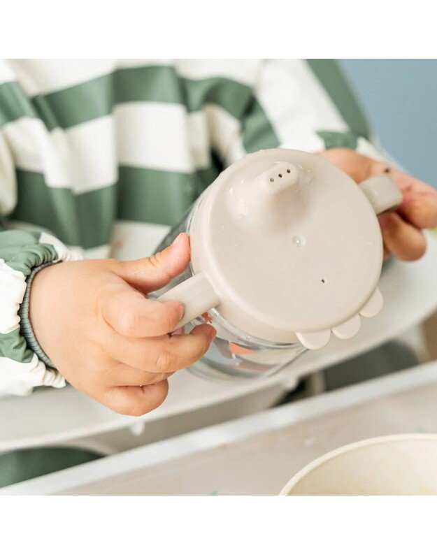 Done by Deer mokomoji gertuvė su snapeliu Celebration, 260ml, smėlio spalvos