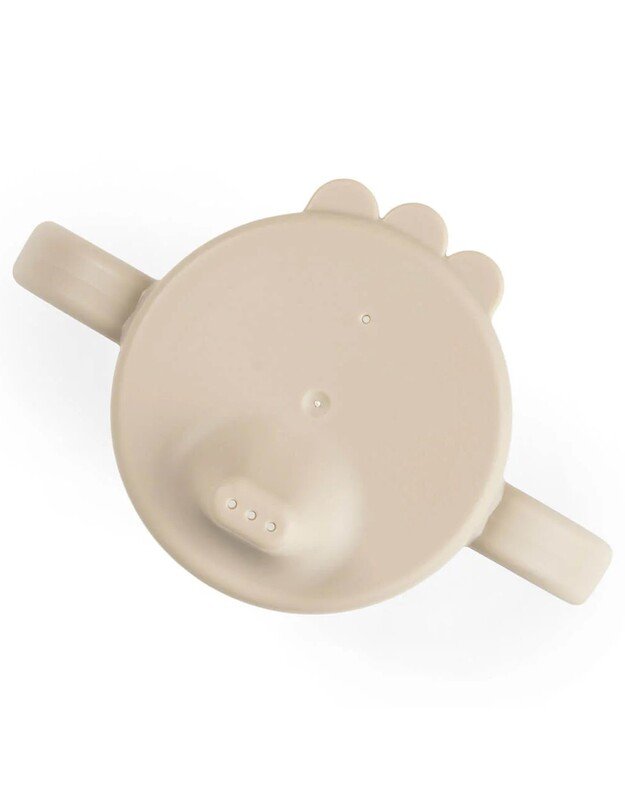 Done by Deer mokomoji gertuvė su snapeliu Celebration, 260ml, smėlio spalvos