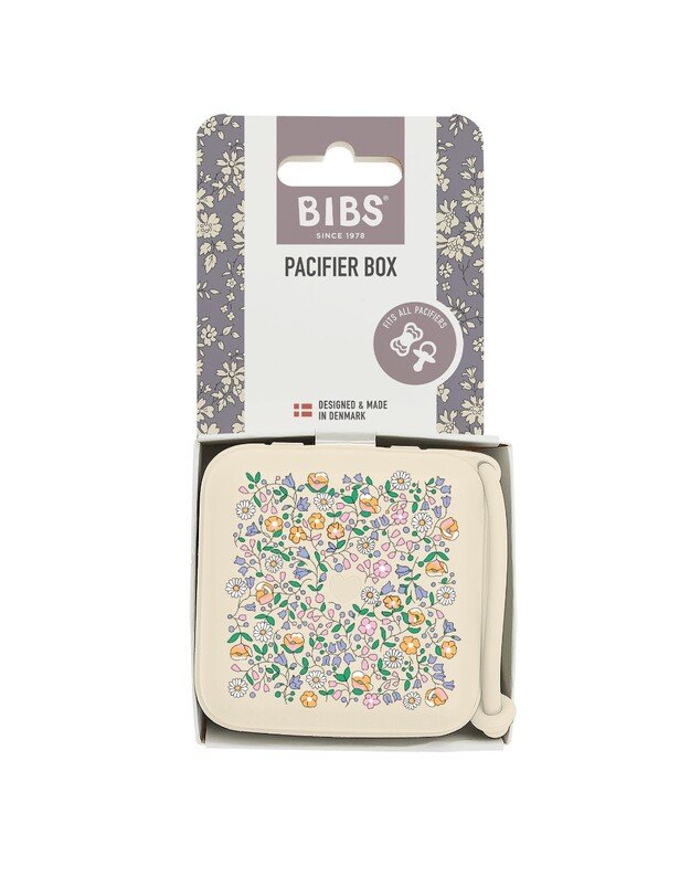 BIBS x Liberty čiulptukų laikymo (sterilizavimo) dėžutė Chloe Meadow - Ivory