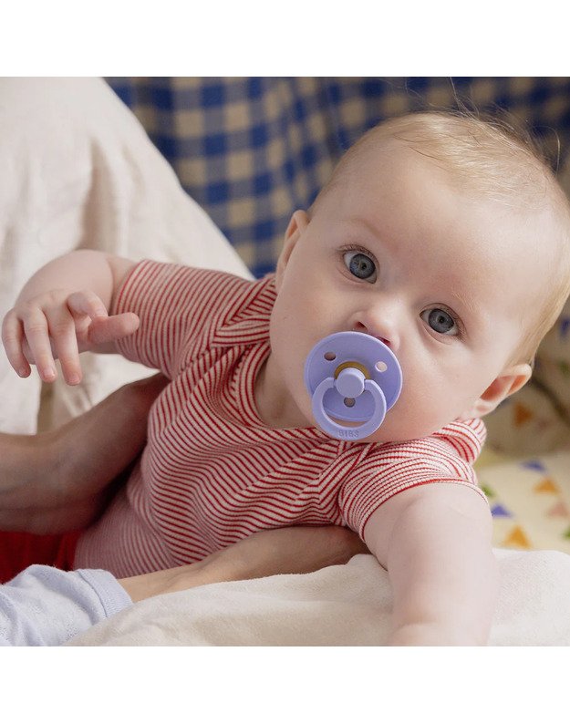 BIBS Colour čiulptukai Hush / Grape 0-6mėn, 2 vnt