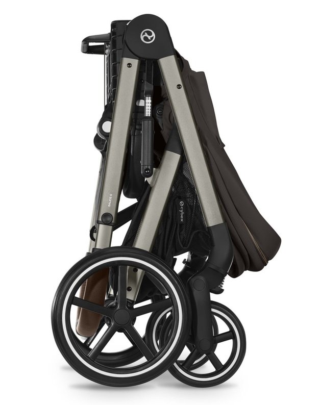 Cybex 2in1 vežimėlio komplektas Balios S LUX TPE Chocolate Brown, rudas
