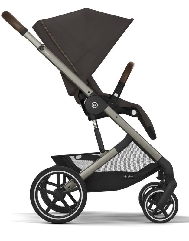 Cybex 2in1 vežimėlio komplektas Balios S LUX TPE Chocolate Brown, rudas