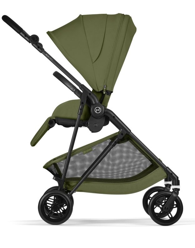 Cybex Melio Carbon vežimėlis Moss Green, žalias