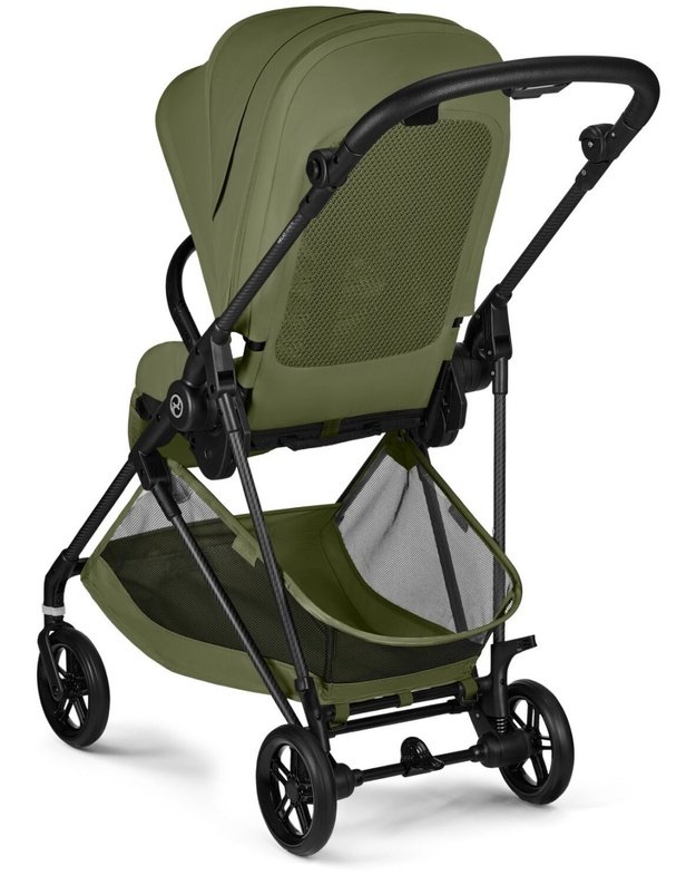 Cybex Melio Carbon vežimėlis Moss Green, žalias