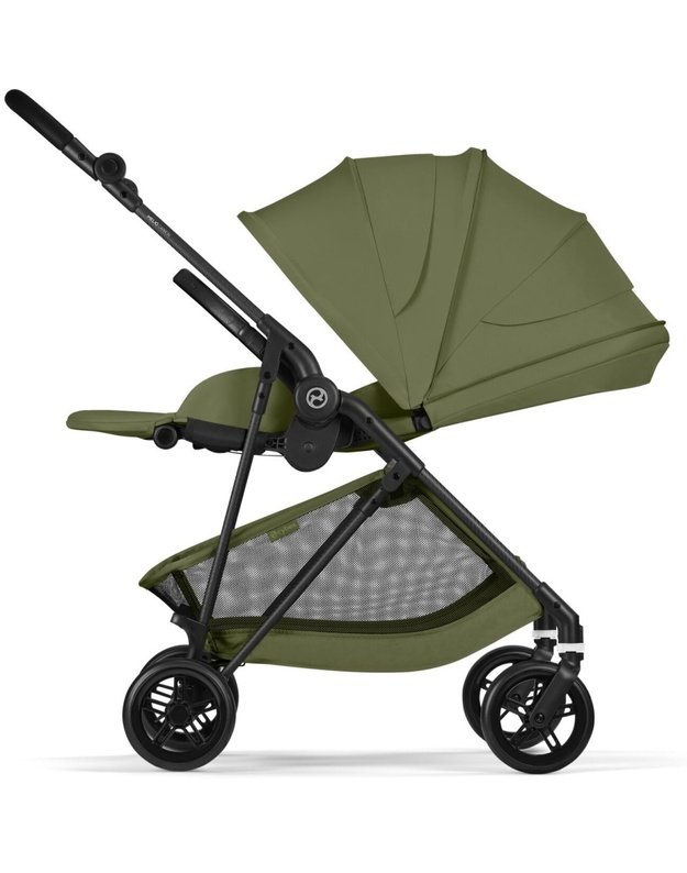 Cybex Melio Carbon vežimėlis Moss Green, žalias