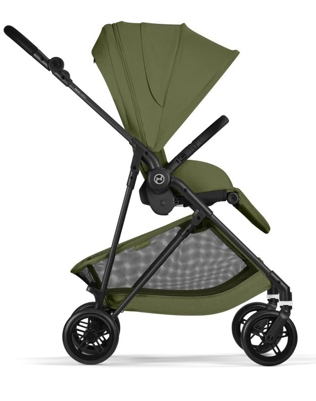 Cybex Melio Carbon vežimėlis Moss Green, žalias