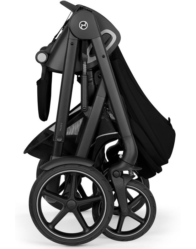 Cybex Talos S Lux V2 vežimėlis BLK Moon Black, juodas