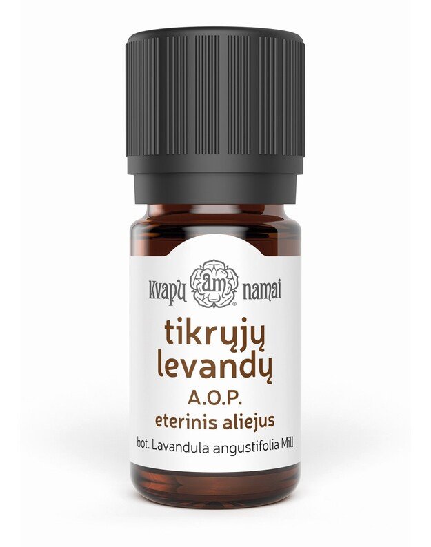 KN levandų eterinis aliejus (tikrųjų), 5 ml (augintų A.O.P. Provansas)