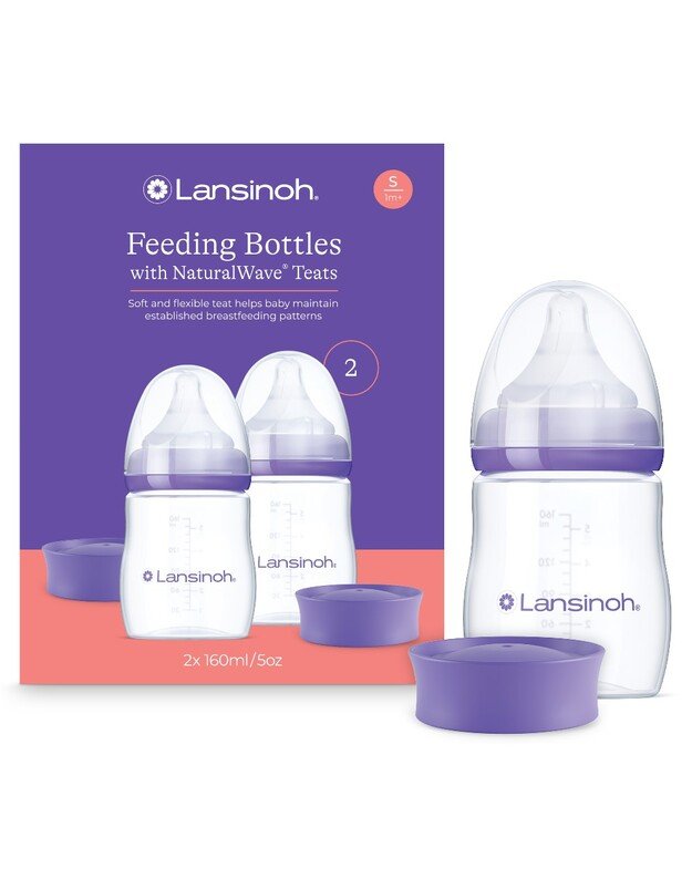 Lansinoh maitinimo buteliukų komplektas, 2x160 ml