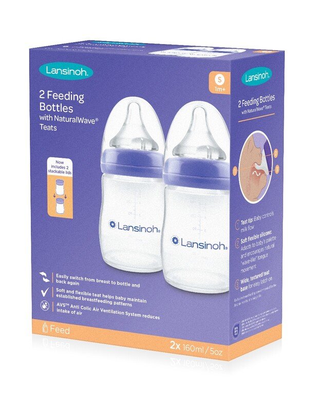 Lansinoh maitinimo buteliukų komplektas, 2x160 ml