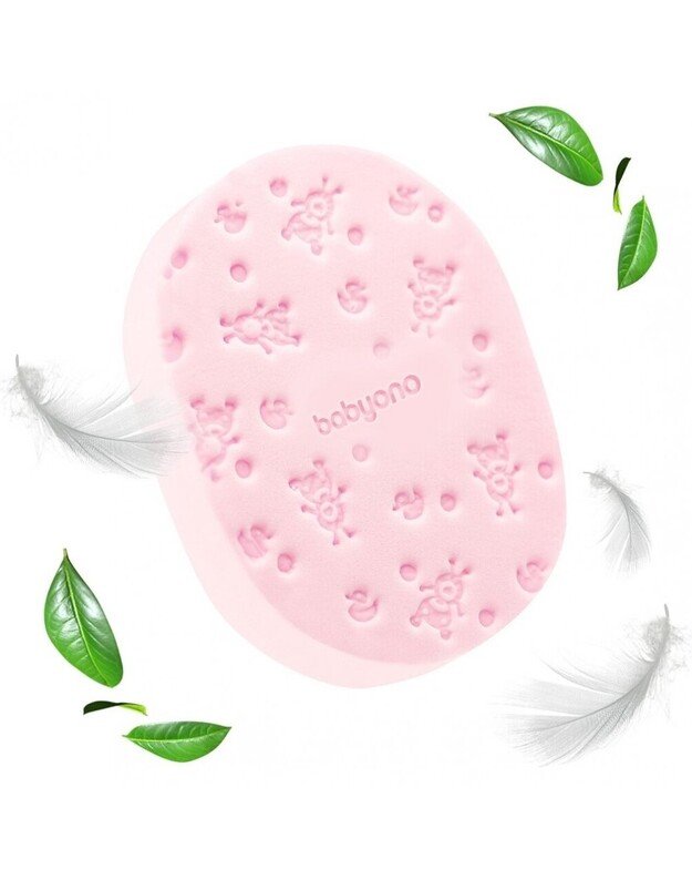 BabyOno minkšta kempinė kūdikiui, rožinė 1