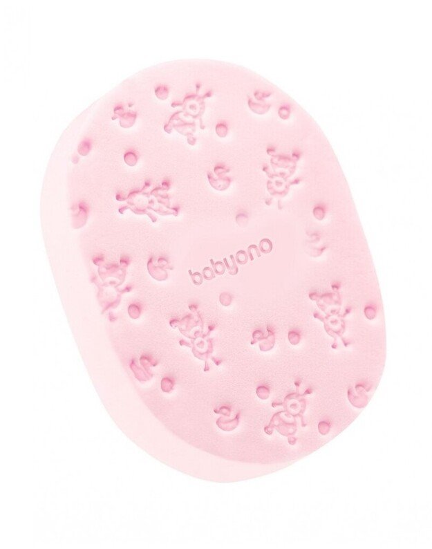 BabyOno minkšta kempinė kūdikiui, rožinė