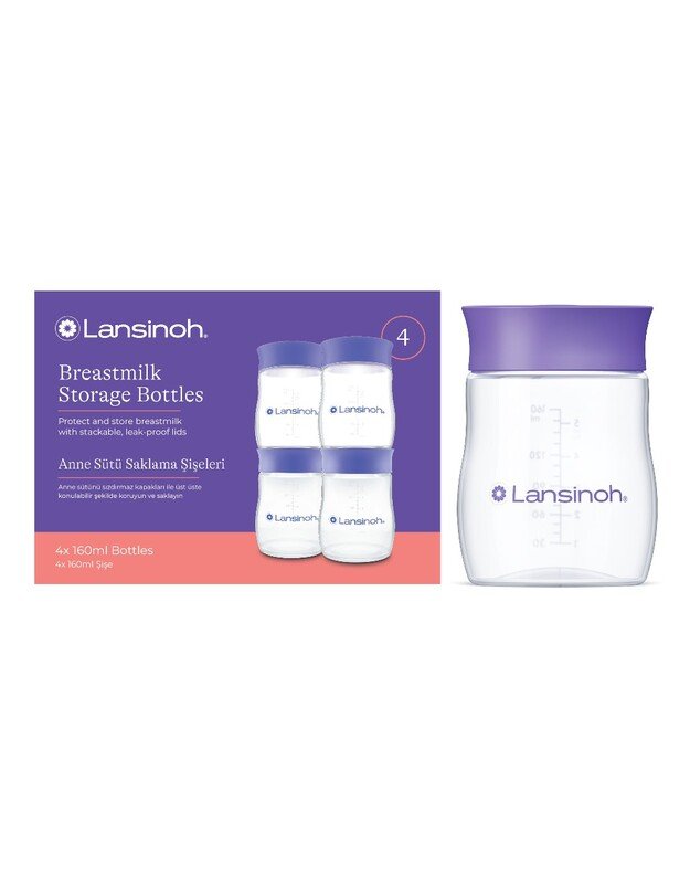 Lansinoh buteliukai pieno laikymui, 4vnt