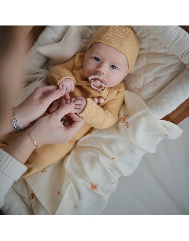 Mushie Muslin Cloth 3-Pack Flowers