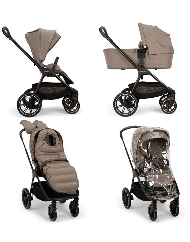 Nuna universalus 2in1 vežimėlio komplektas TRIV LX all-season Cedar