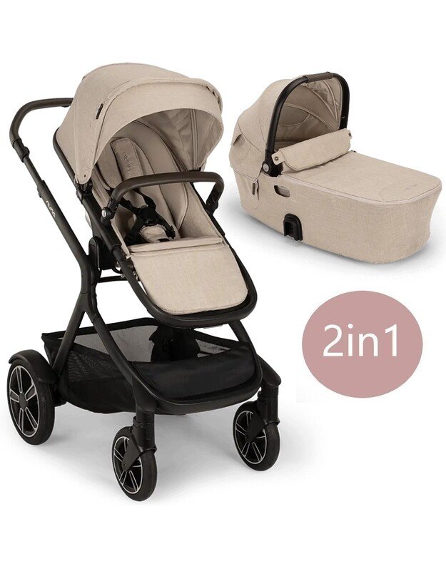 Nuna 2in1 vežimėlio komplektas Demi Next Biscotti