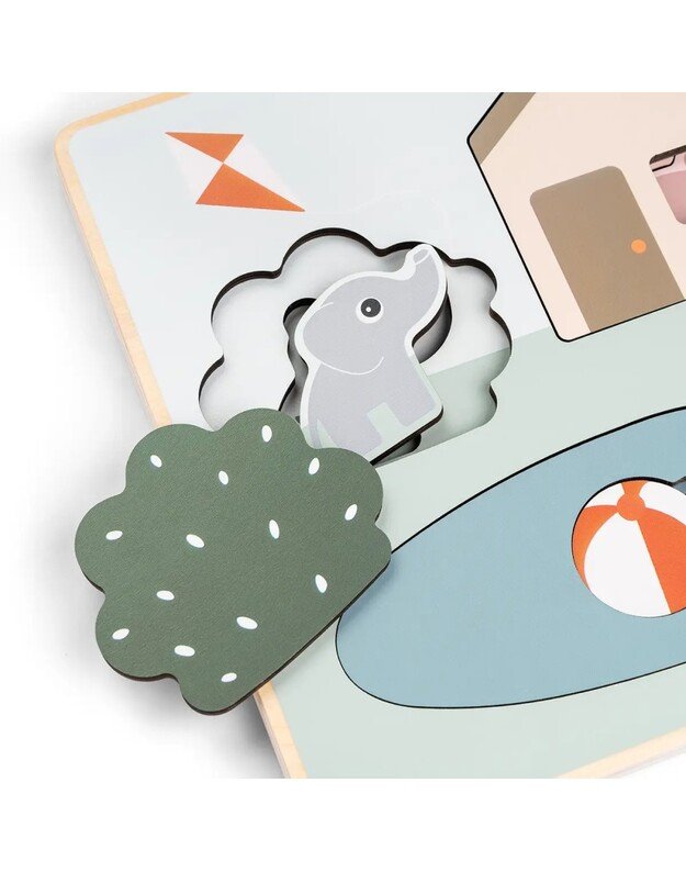 Done by Deer medinė formų dėlionė Deer Friends 3