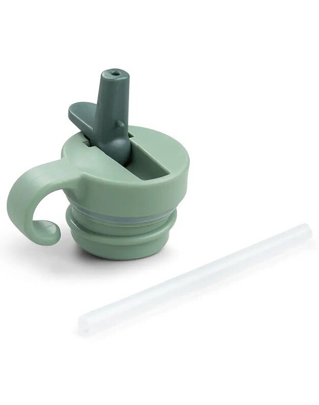 Done by Deer nerūdijančio plieno gertuvės su šiaudeliu atsarginis rinkinys, žalias