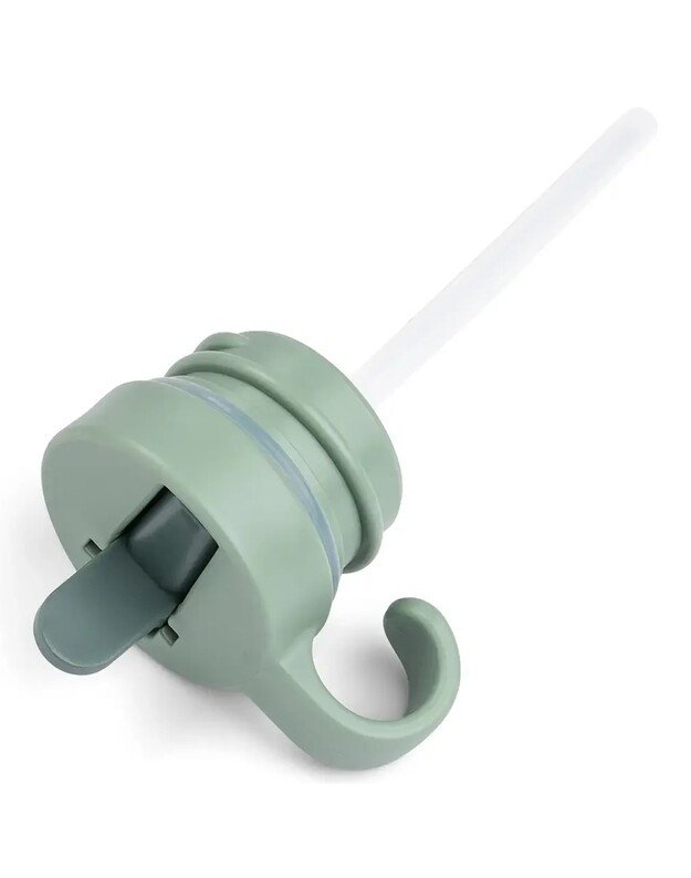 Done by Deer nerūdijančio plieno gertuvės su šiaudeliu atsarginis rinkinys, žalias 2