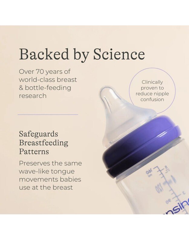 Lansinoh itin lėto pratekėjimo žindukai Extra Slow Flow Natural Wave 3