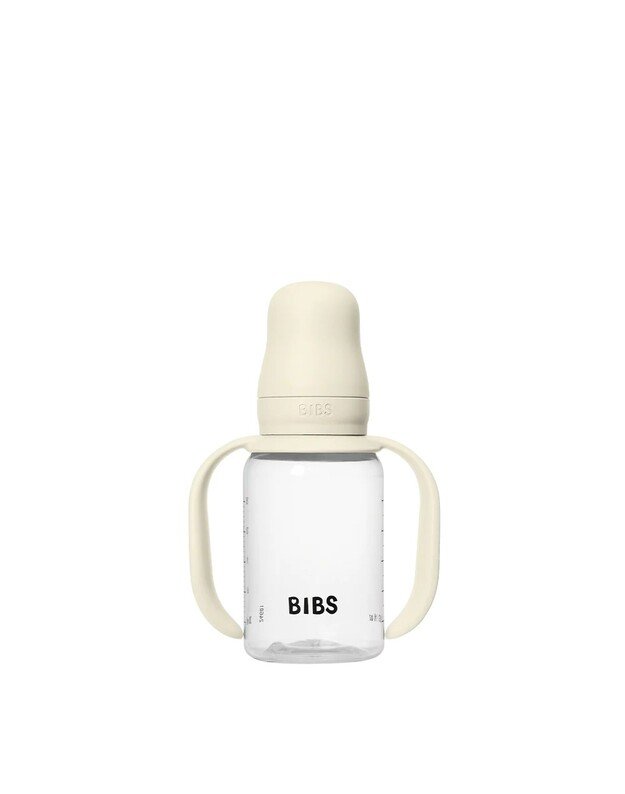 BIBS buteliukas - gertuvė su snapeliu Ivory, baltas 1