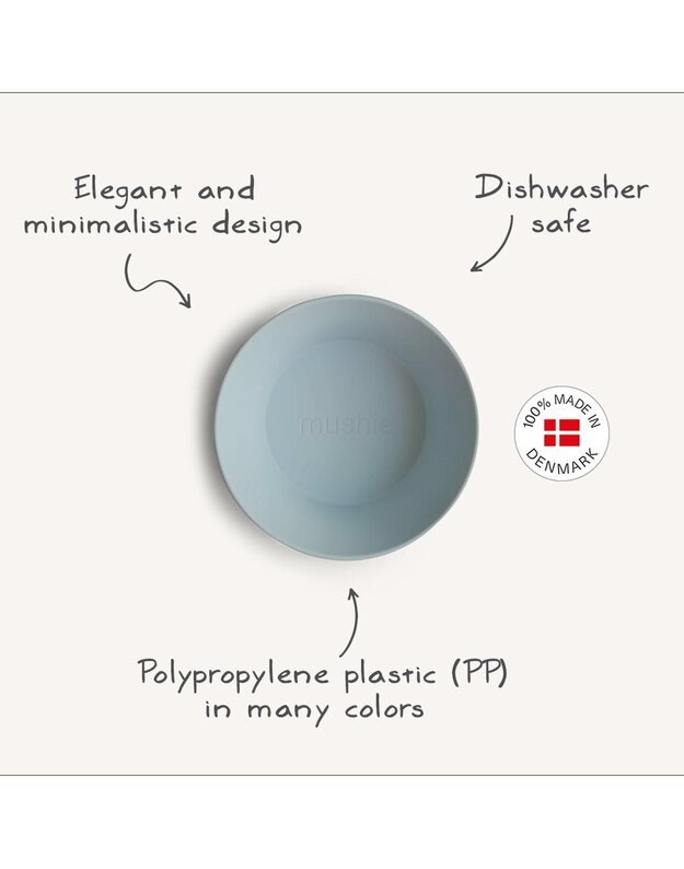 Mushie dubenėliai Mustard, 2vnt, garstyčių spalvos 2