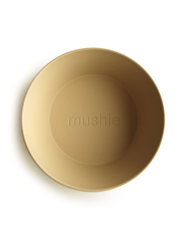 Mushie dubenėliai Mustard, 2vnt, garstyčių spalvos 1