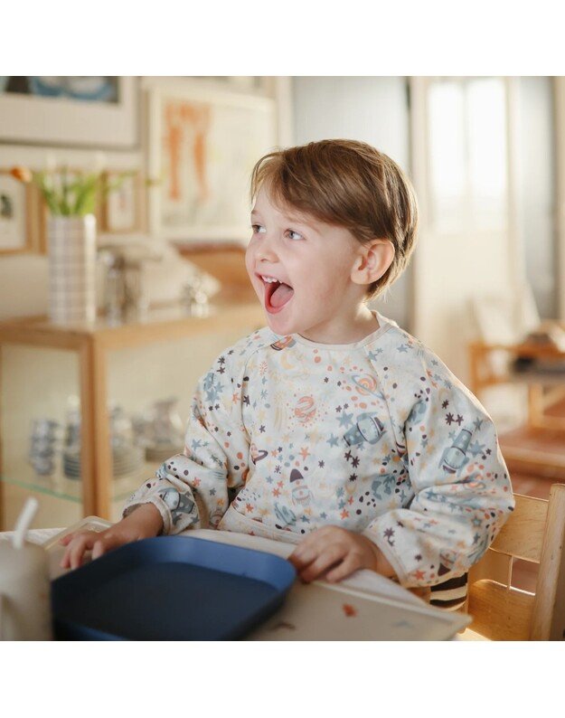 Mushie square dinner plates Twilight Blue, 2pk 4