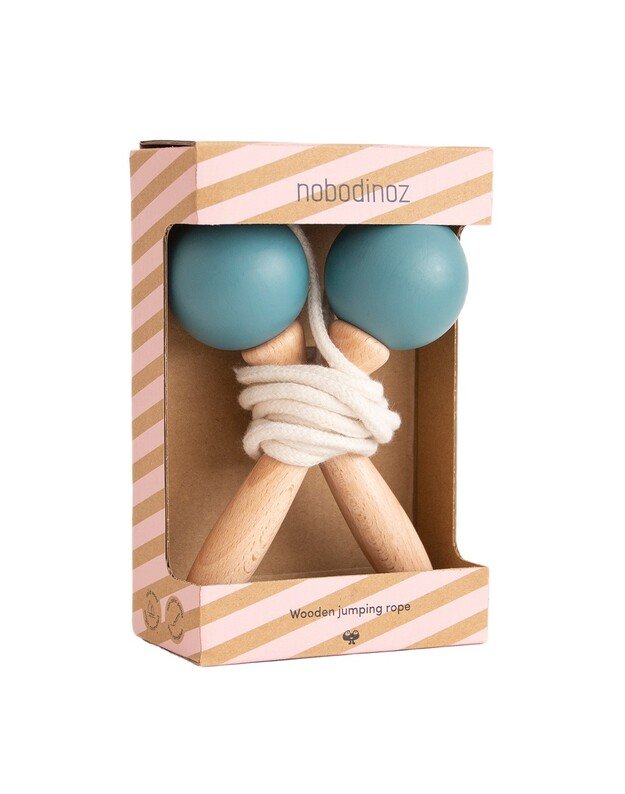 Nobodinoz medinė šokdynė THALASSA BLUE, mėlyna