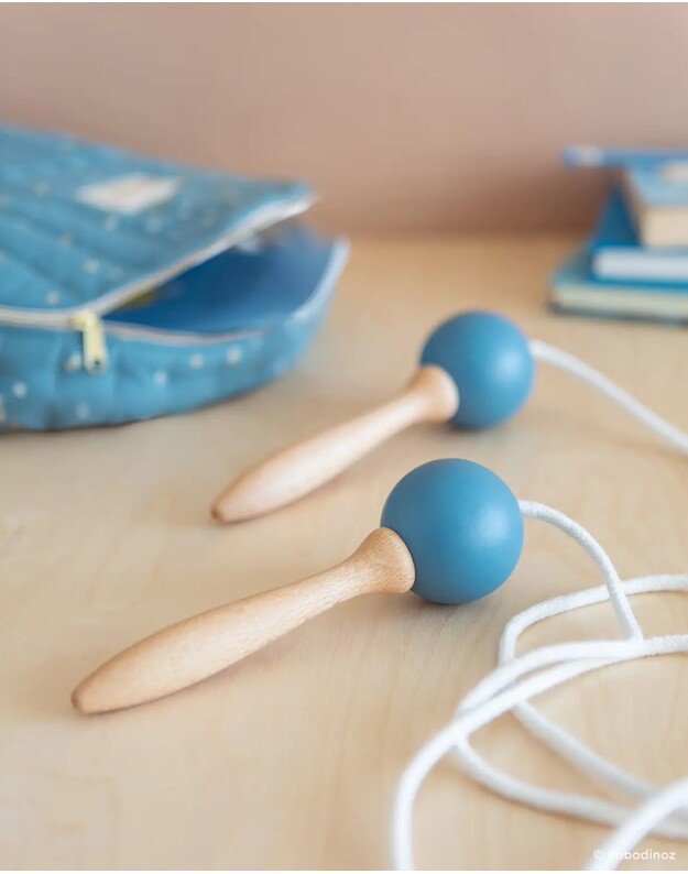 Nobodinoz medinė šokdynė THALASSA BLUE, mėlyna 1