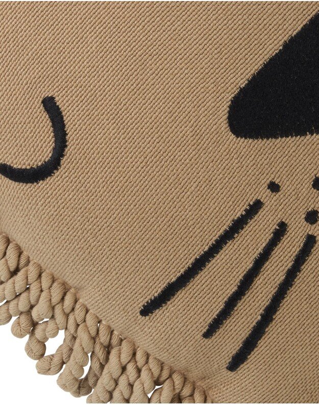 Nobodinoz decorative cushion LION FACE 2