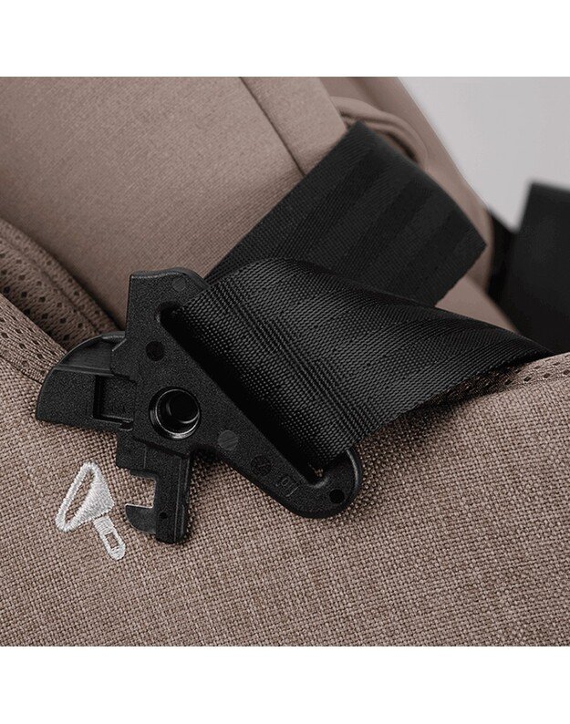 Nuna autokėdutė Pruu Aire 40-105cm Cedar, rusva 10